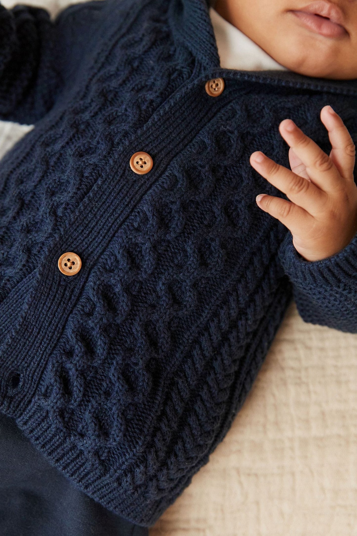 |BabyBoy| Cardigan Xale / Azul Marinho - (0meses-2anos)