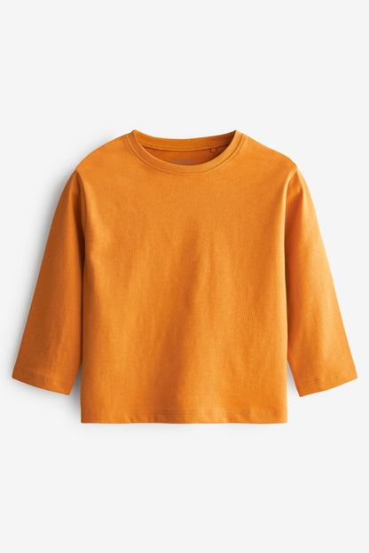 |Niña| Camiseta manga larga LIsa - Amarillo ocre (3 meses-7 años)