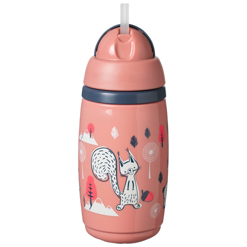 Tommee Tippee - Insulated Straw 266ml 12m+ ( cores variadas )