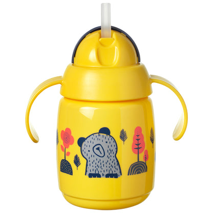 Tommee Tippee - Copo com canudo 300ml 6m+ ( cores variadas )