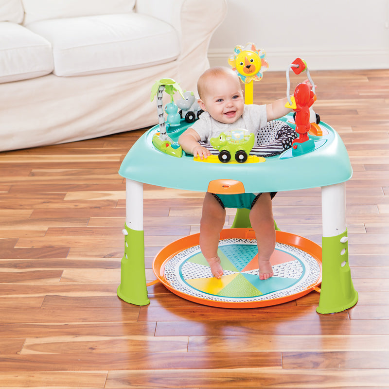 Infantino Sit, Spin & Stand Entertainer, assento 360 e mesa de atividades