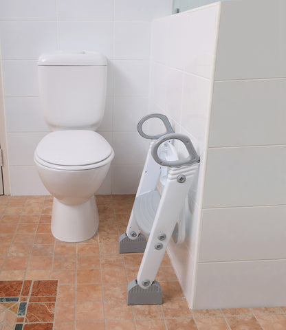 Dreambaby - Entrenador de WC con Escalera Blanco/Gris