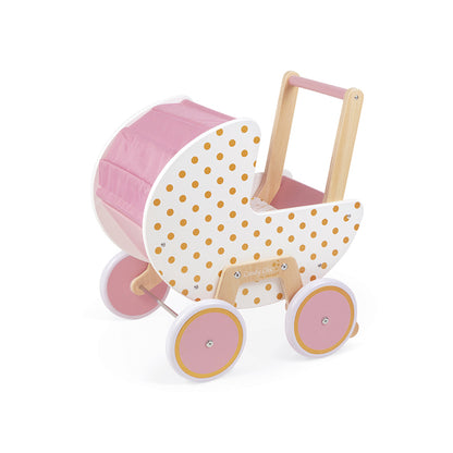 Janod - Cochecito para muñecas Candy Chic