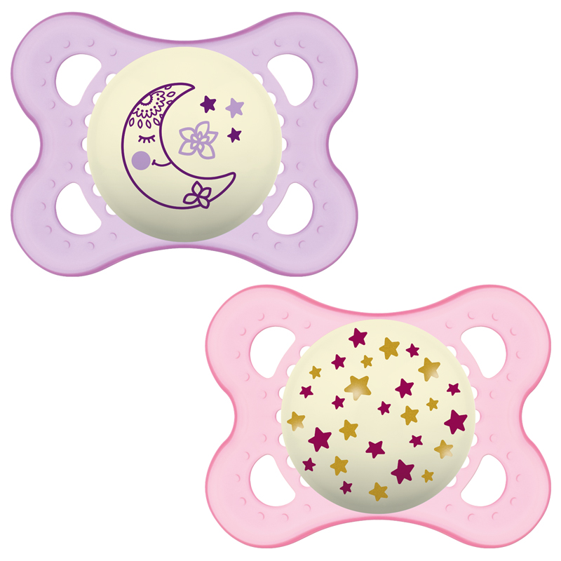 MAM Chupeta Noturna 0m+ 2Pk – Anne Claire Baby Store