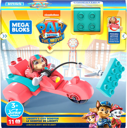 Vehículo de Mega Bloks para construir el scooter Liberty Paw Patrol