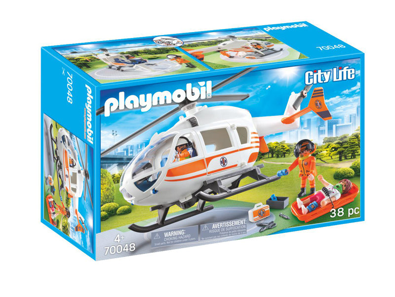 Playmobil city sales life helicopter