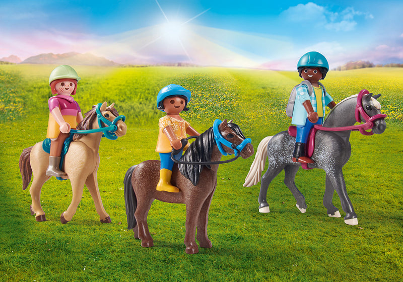 Playmobil campo de piquenique no Passeio com cavalos