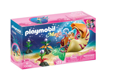 Playmobil Magic - Góndola Sirena con Caracol de Mar