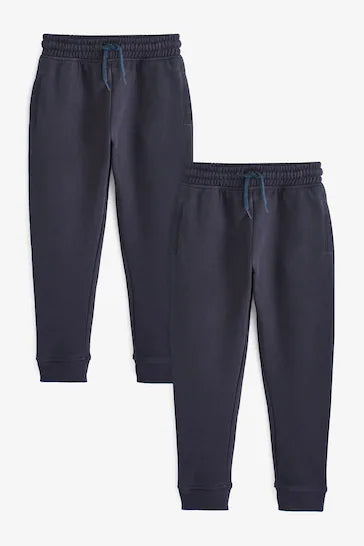 |BigBoy| Pacote com 2 Calças Joggers Slim Azul Marinho - (3-16anos)