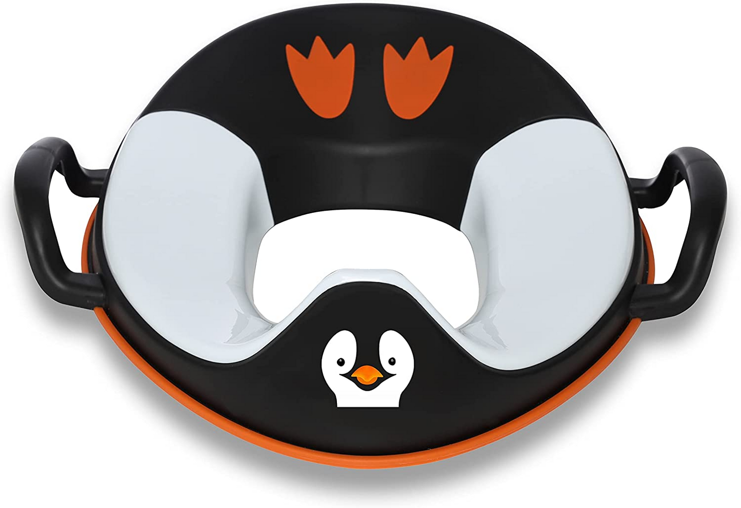 My Carry Potty My Little Trainer Seat - Asiento de entrenamiento para ir al baño con forma de pingüino, asiento de inodoro para niños