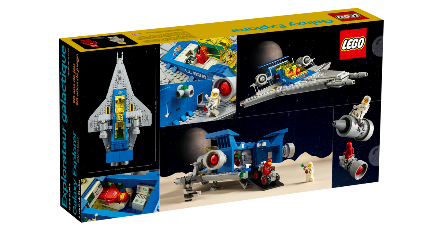 LEGO 10497 - Set de Nave Espacial Modelo Icons Galaxy Explorer