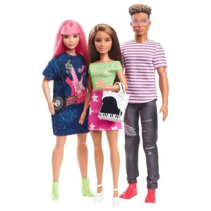 Barbie - Pacote de 3 bonecas e acessórios dos amigos