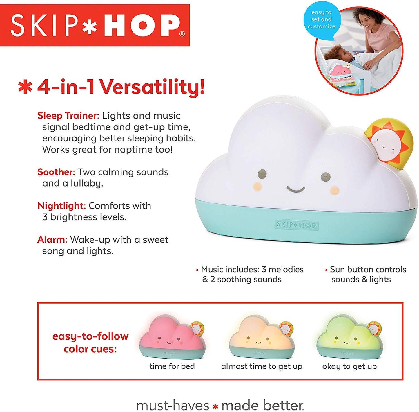 Skip Hop - Dream and Shine Sleep Trainer Luz noturna Anne Claire Baby Store 