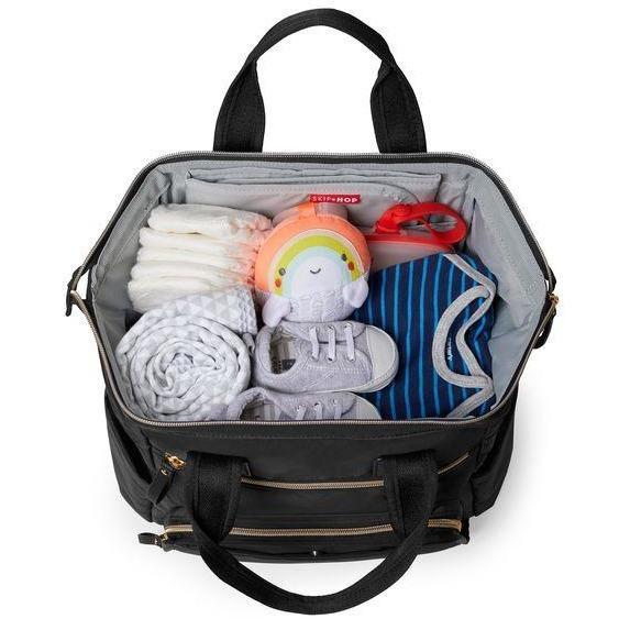 Wide diaper backpack top