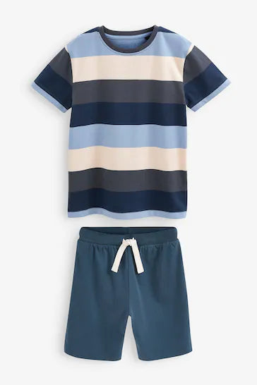 |Boy|  Pacote Com 3 Pijamas Curtos - Blue (3-16 anos)