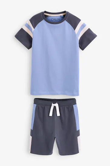 |Boy|  Pacote Com 3 Pijamas Curtos - Blue (3-16 anos)